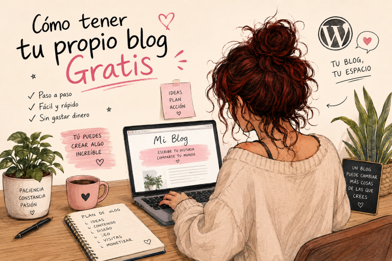 COMO TENER TU PROPIO BLOG GRATIS DE WORDPRESS