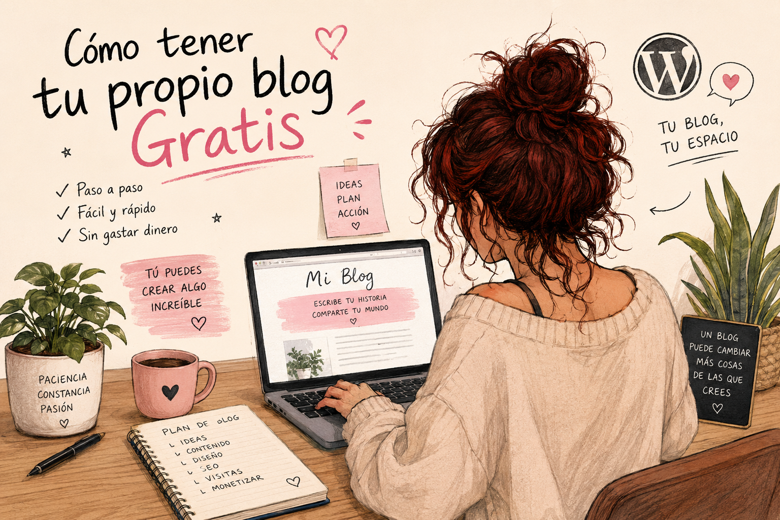 COMO TENER TU PROPIO BLOG GRATIS DE WORDPRESS